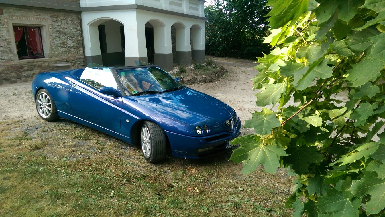 Ein Alfa Spider und Sonnenschein . . .