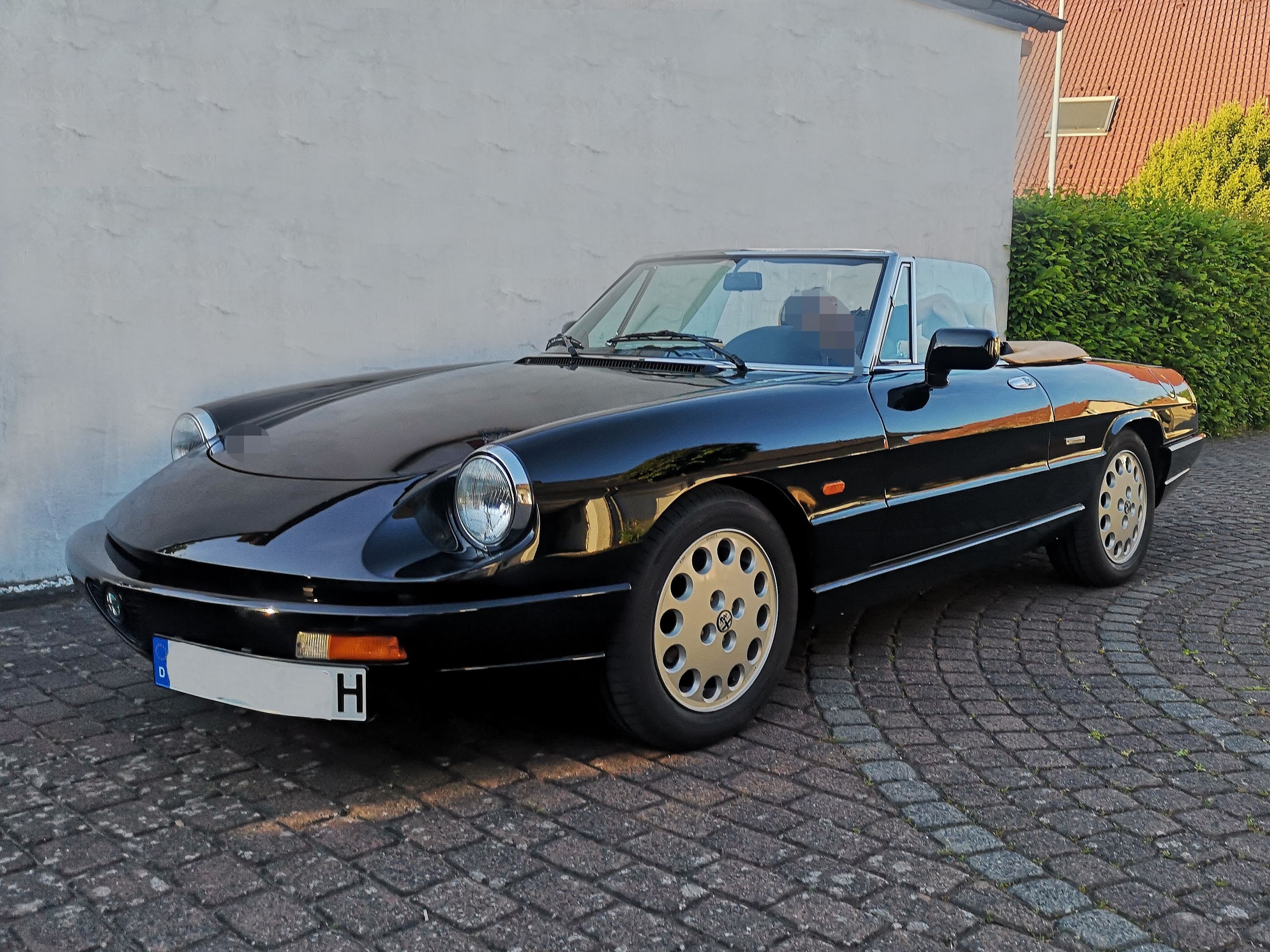 Alfa Spider Serie 4 - ein Traum in schwarz