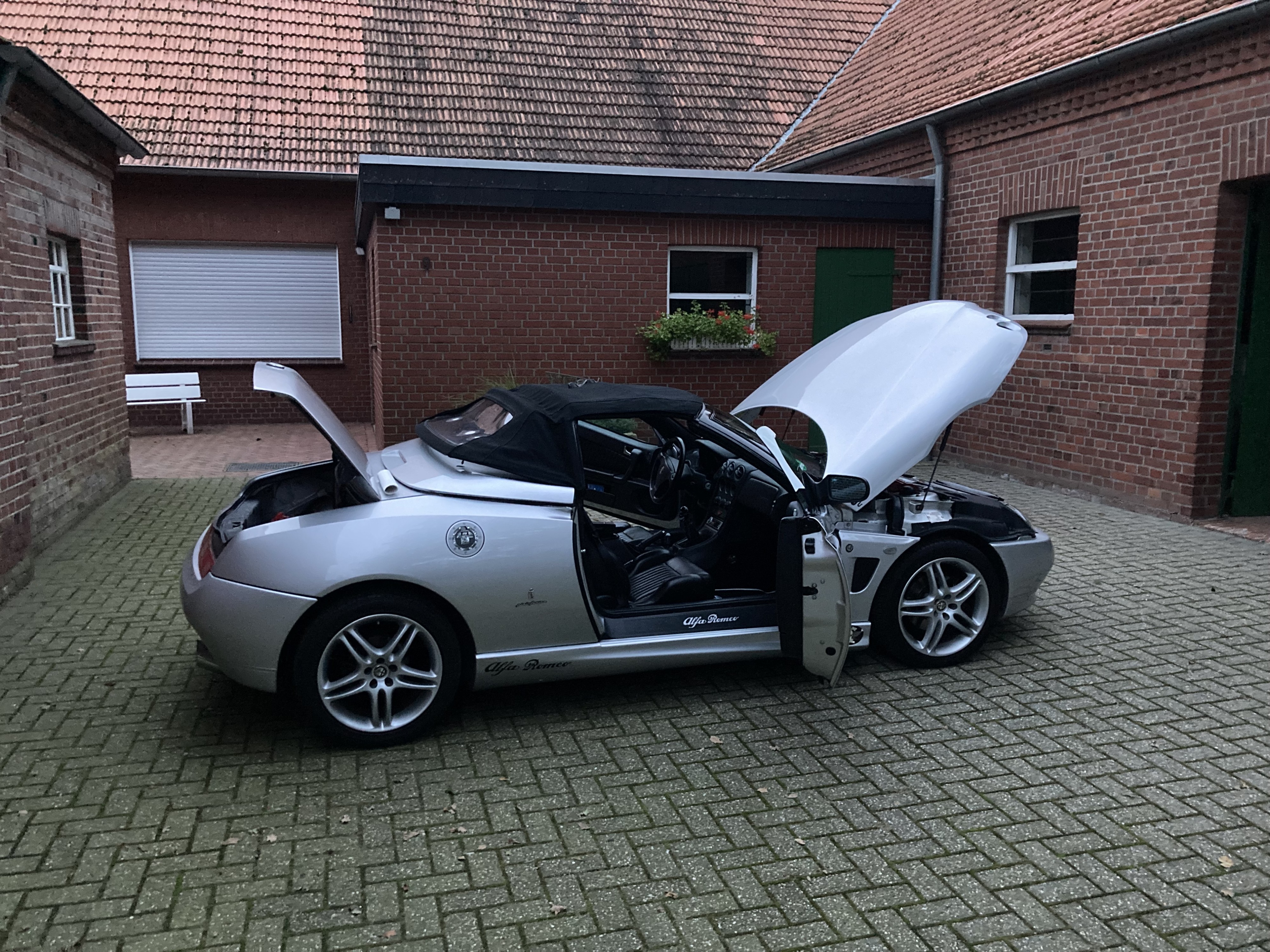 Alfa Spider 916 kurz vor dem Winterschlaf