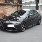 Giulia Quadrifoglio mit Eibach Federn