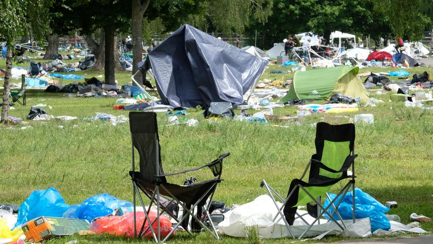 Chaos nach Rock im Park 2019: Areal versank unter Zelten, Pavillons und  Säcken - Nürnberg | Nordbayern