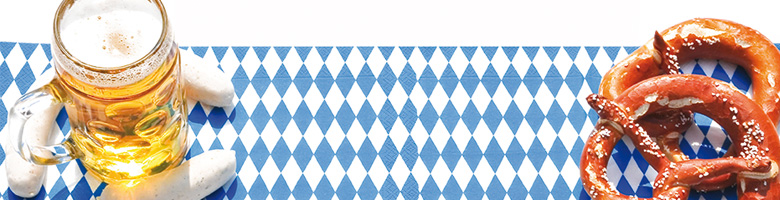 feiermeier.de | Weiss-Blaue Oktoberfest Dekoration bei feiermeier ...