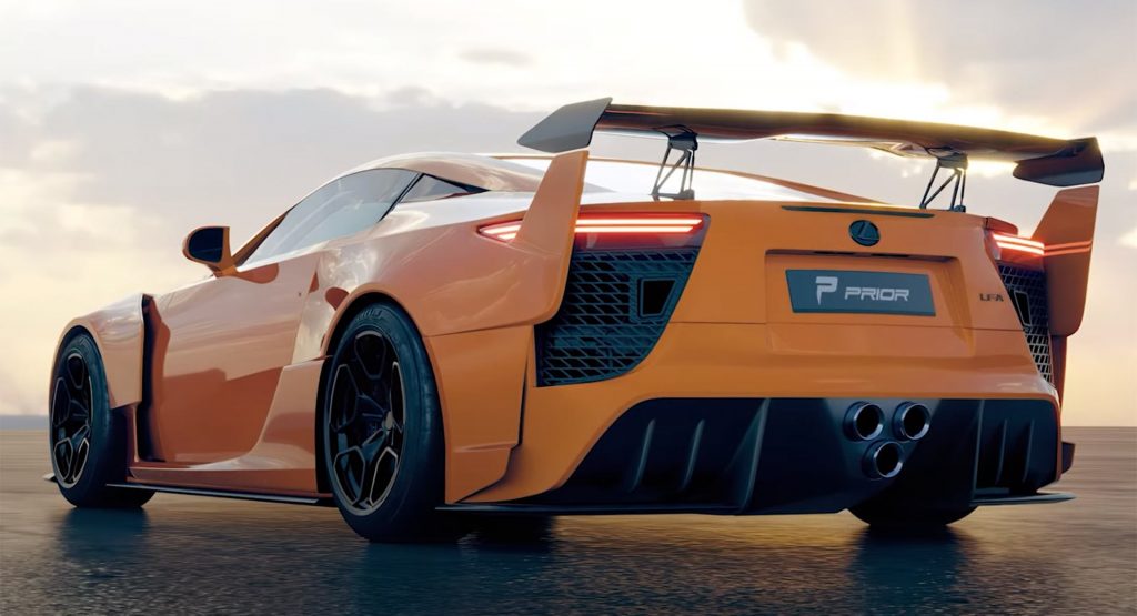 Prior Design Illustrates What A Lexus LFA Widebody Kit Could Look Like |  Carscoops